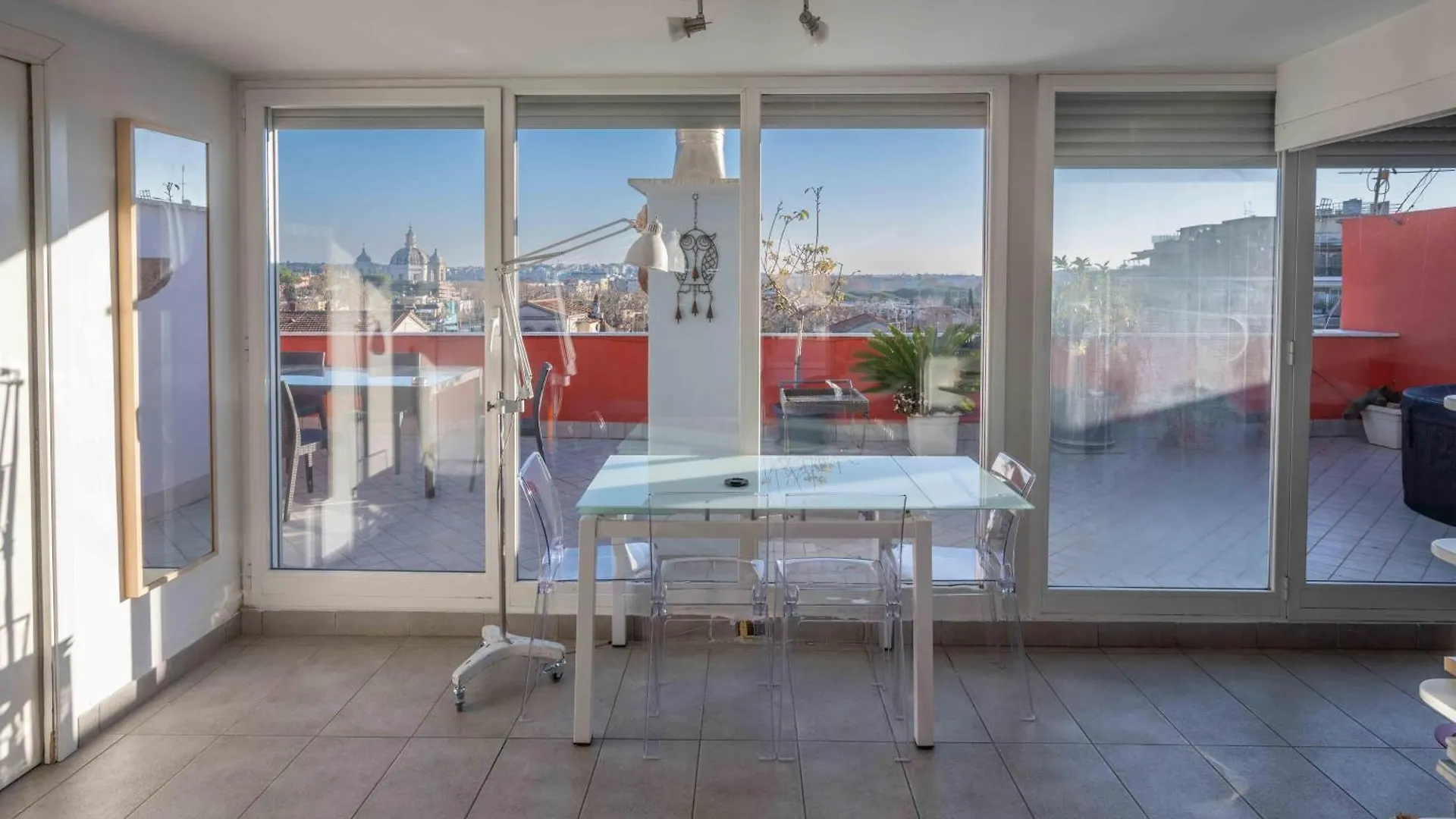 Farnesina Rooftop Terrace Rome Apartment